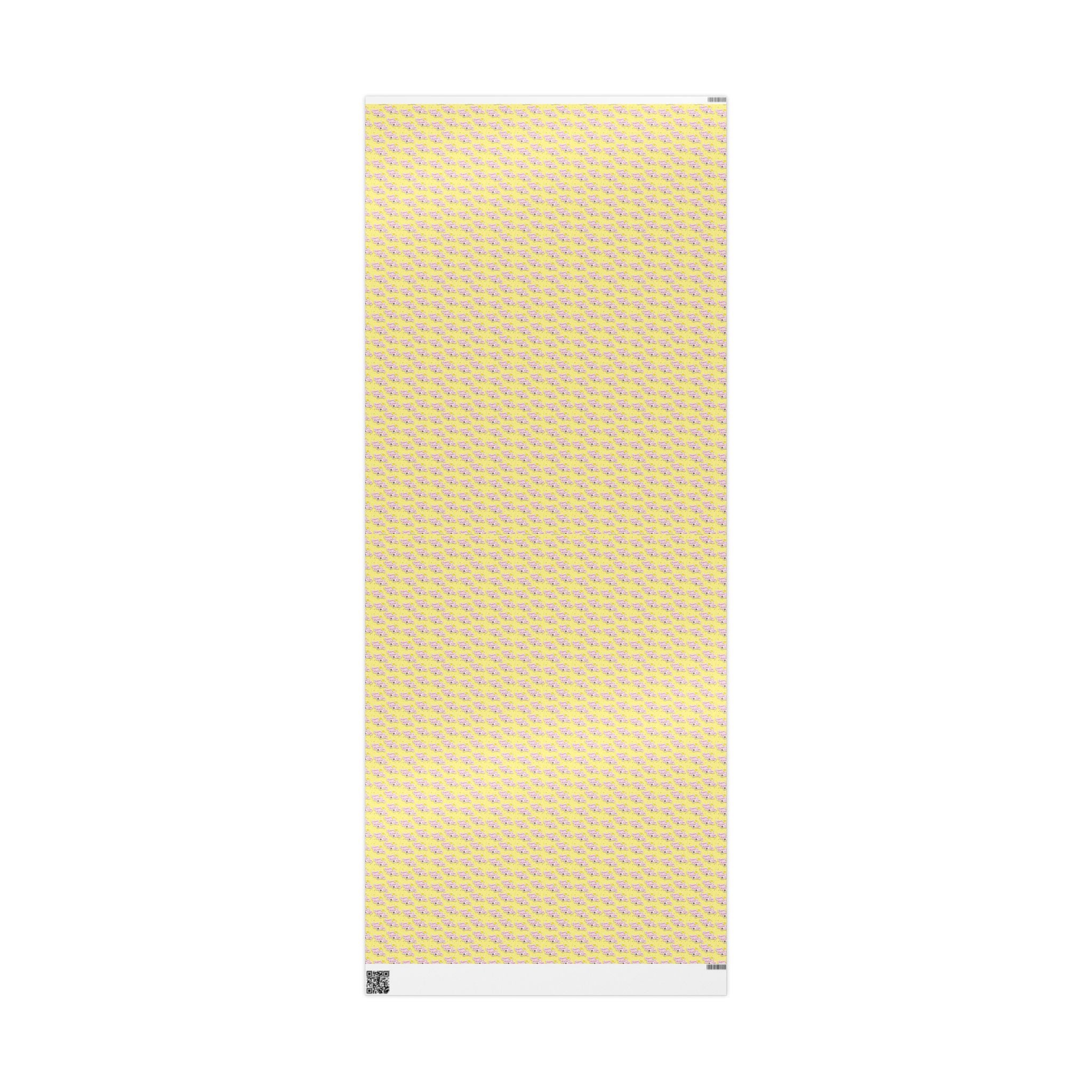 Happy Mother's Day cute Wrapping Papers, Custom Gift Wrap, High-Quality Fine Art Paper, Matte or Glossy Finish, 3 Sizes Available