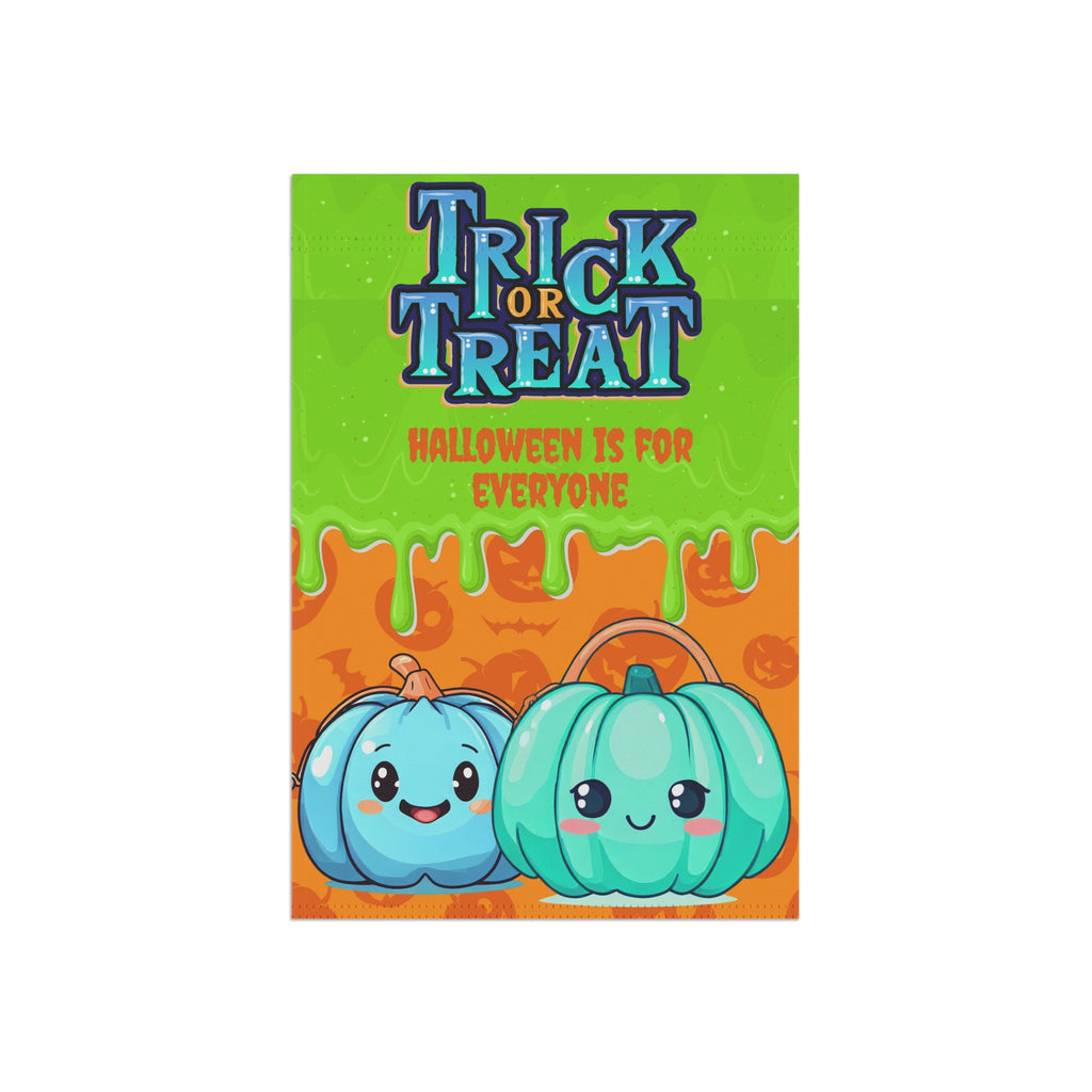 Halloween yard flag, Teal pumpkin yard sign, teal pumpkin project, allergy friendly, autism awareness, blue pumpkin project, garden decor