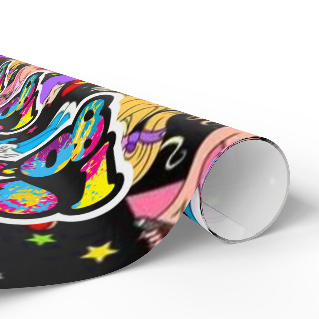 80s Retro Wrapping Papers, Vintage Custom Gift Wrap for Birthdays and Holidays, High-Quality Fine Print, Special Occasion Supplies,