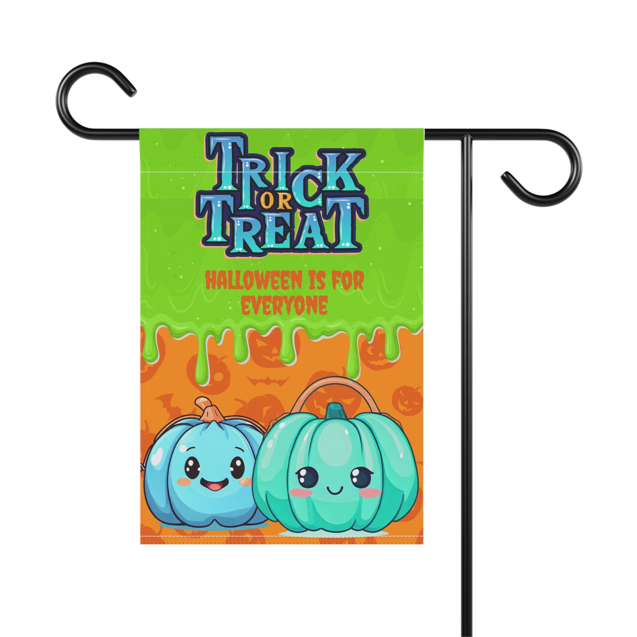 Halloween yard flag, Teal pumpkin yard sign, teal pumpkin project, allergy friendly, autism awareness, blue pumpkin project, garden decor