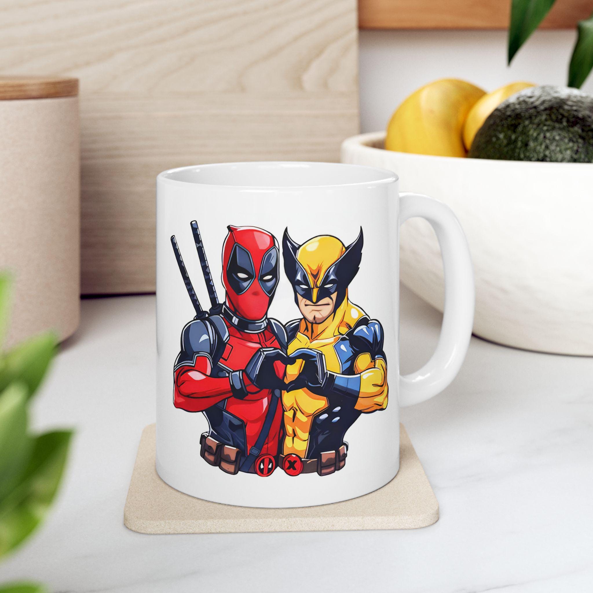 I LIKE ME Deadpool Wolverine funny 15 oz mug