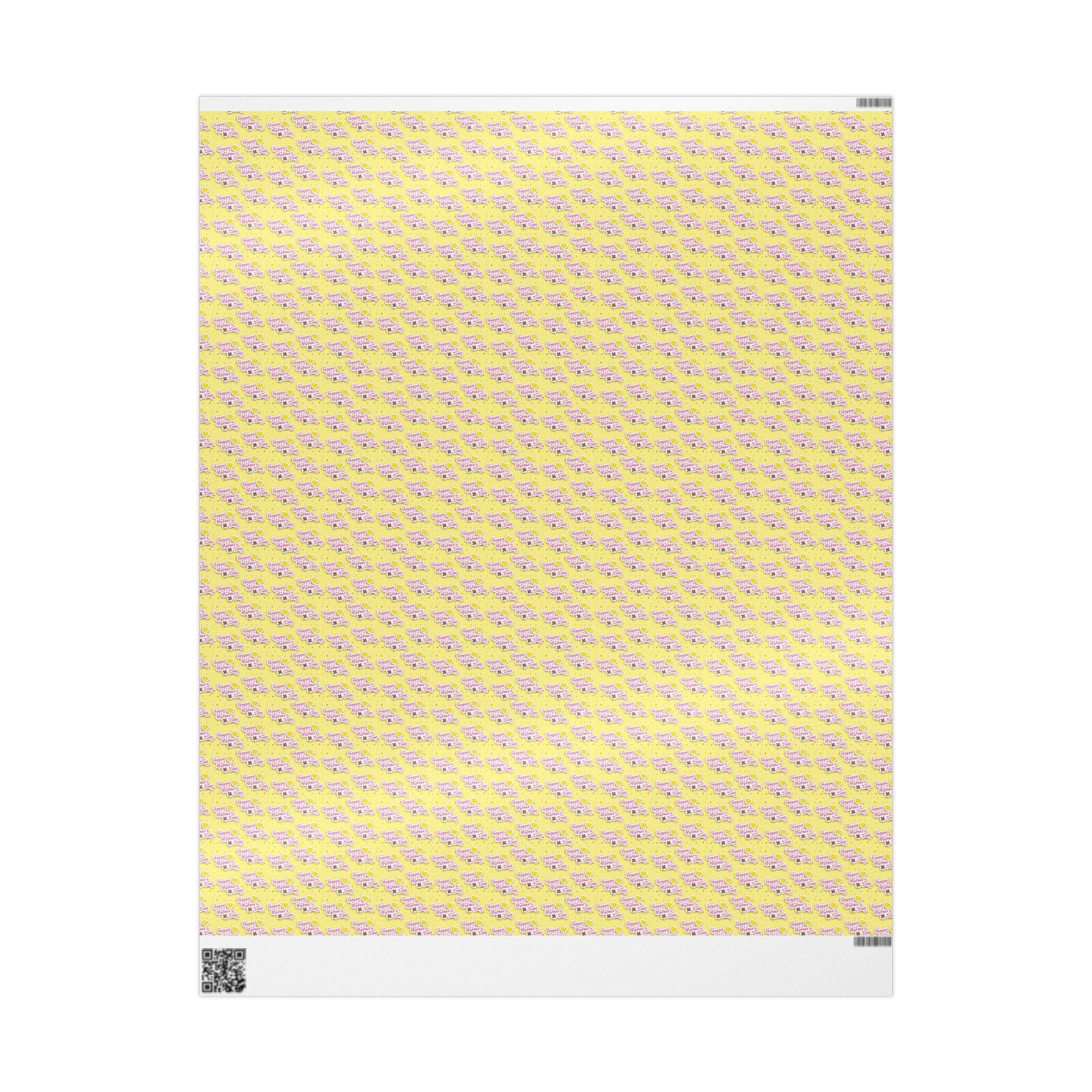 Happy Mother's Day cute Wrapping Papers, Custom Gift Wrap, High-Quality Fine Art Paper, Matte or Glossy Finish, 3 Sizes Available