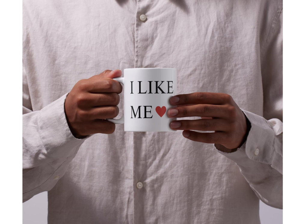 I LIKE ME Deadpool Wolverine funny 15 oz mug