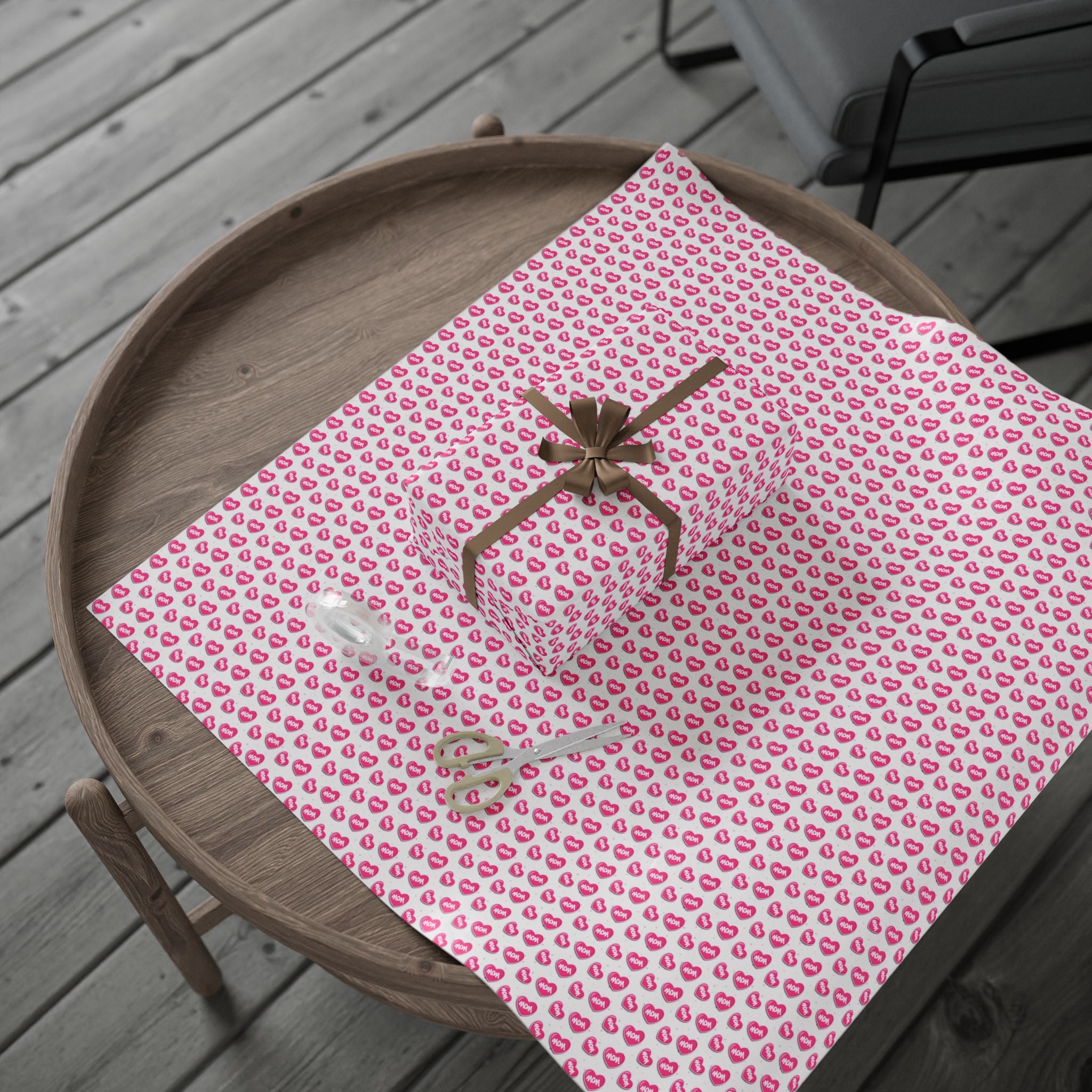 Mother's Day Wrapping Papers, Custom Gift Wrap, High-Quality Fine Art Paper, Matte or Glossy Finish, 3 Sizes Available