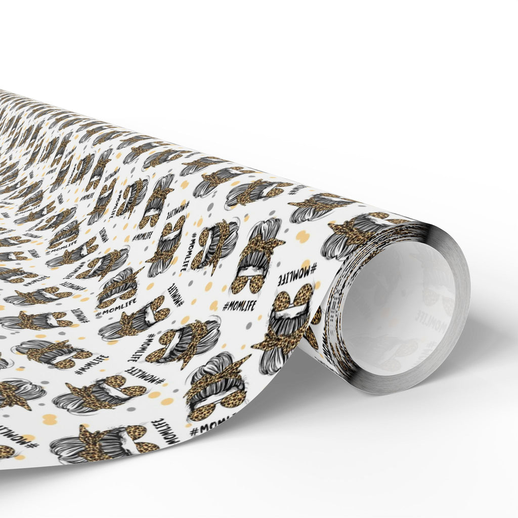 Mom's Life, Mother's Day Wrapping Papers, Custom Gift Wrap, High-Quality Fine Art Paper, Matte or Glossy Finish, 3 Sizes Available