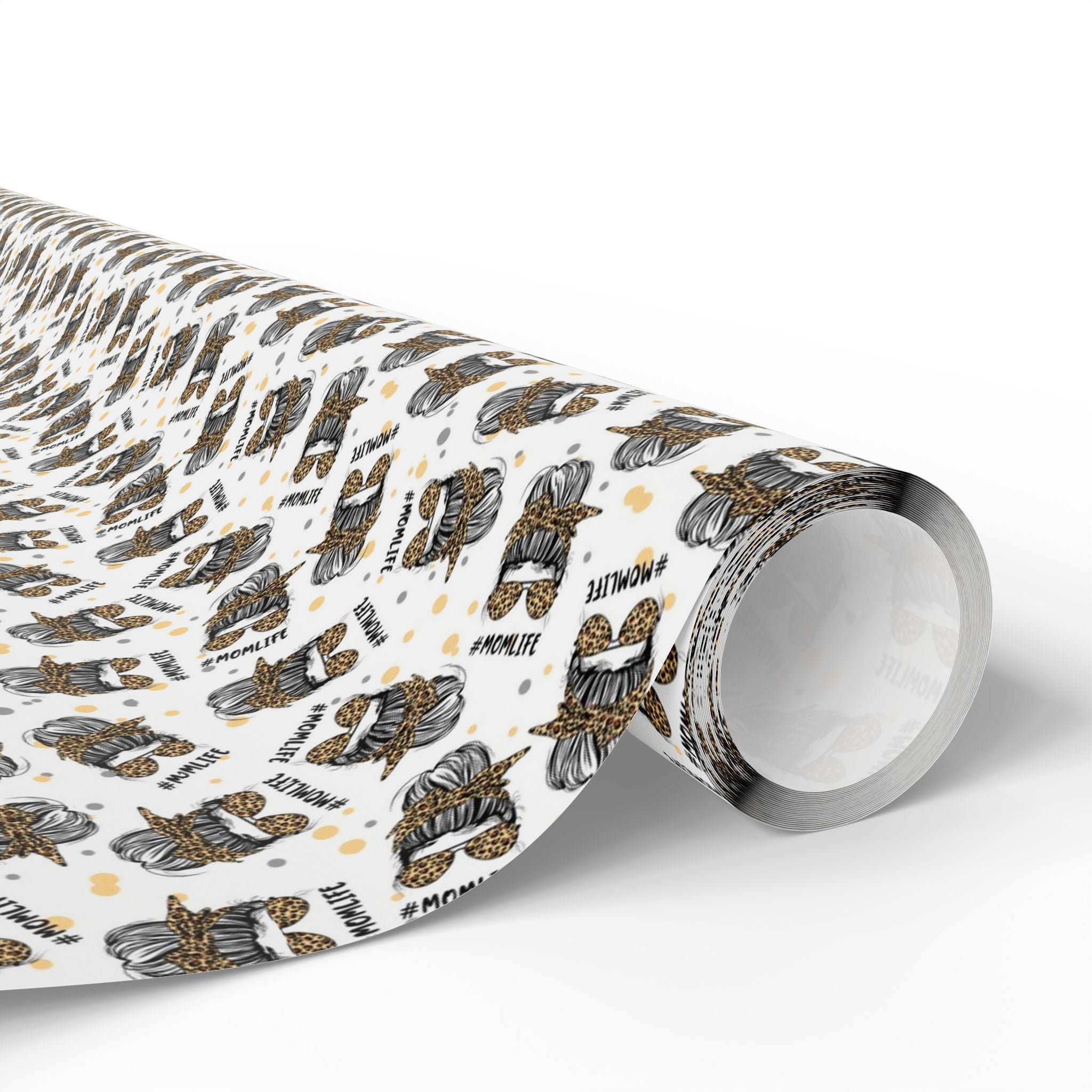 Mom's Life, Mother's Day Wrapping Papers, Custom Gift Wrap, High-Quality Fine Art Paper, Matte or Glossy Finish, 3 Sizes Available