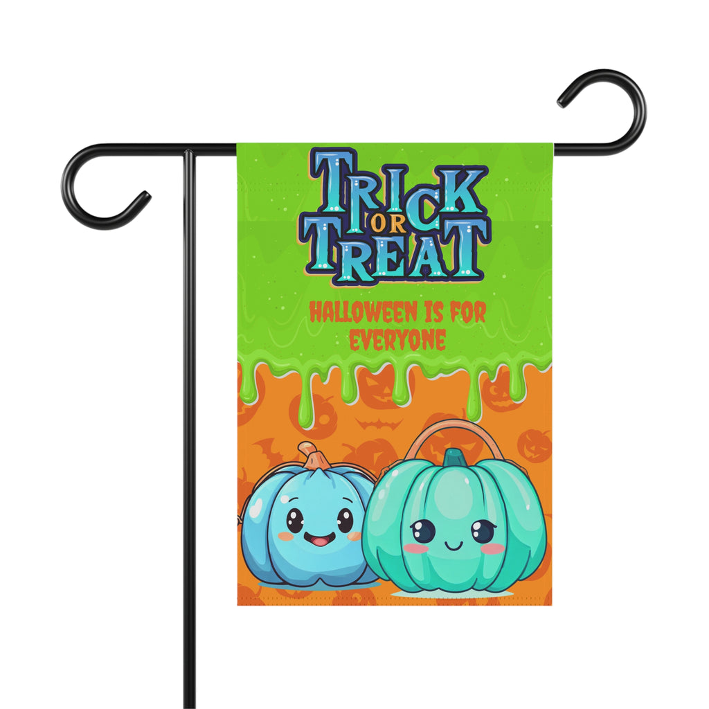 Halloween yard flag, Teal pumpkin yard sign, teal pumpkin project, allergy friendly, autism awareness, blue pumpkin project, garden decor