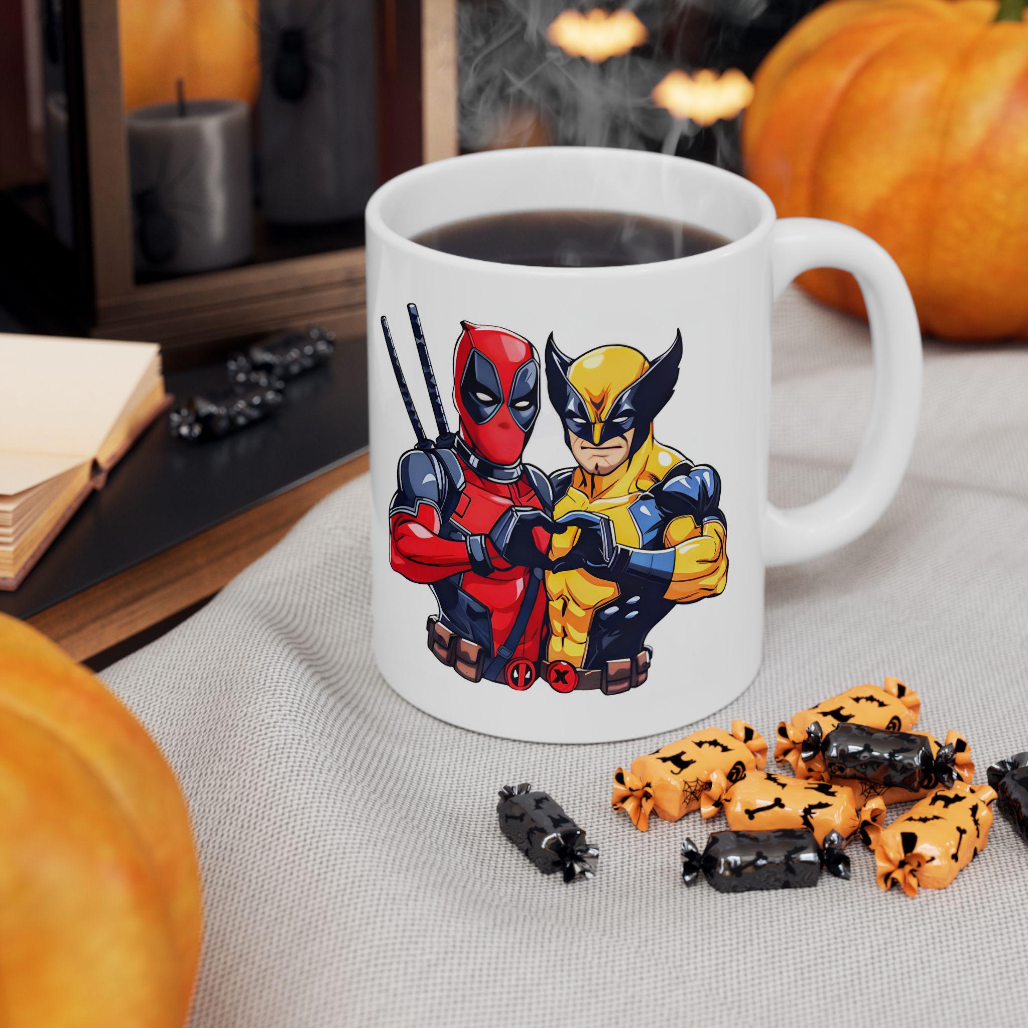 I LIKE ME Deadpool Wolverine funny 15 oz mug